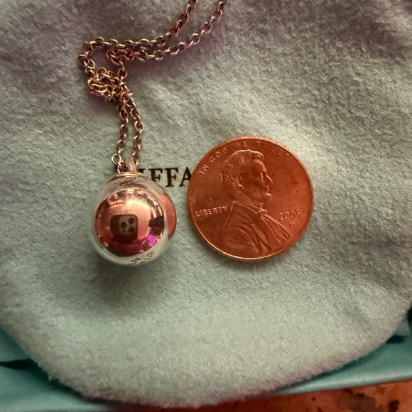 Adjustable Tiffany & Co. Ball Necklace Silver - Picture 6 of 6